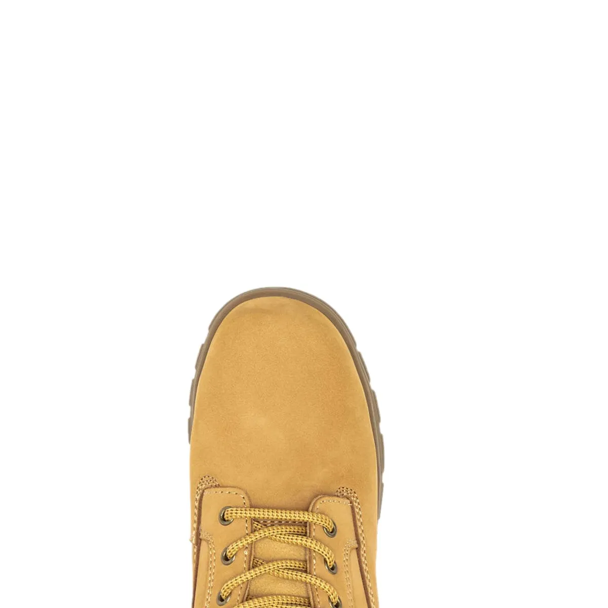 WOLVERINE W231125-M CARLSBAD 6'' ST WP MN'S (Medium) Wheat Leather Work Boots Minimal Build Subtle design