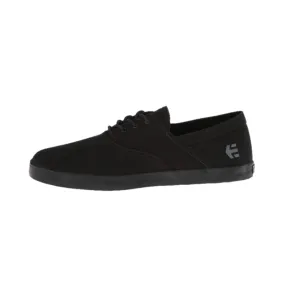 ETNIES 4101000433 540 CORBY MN'S (Medium) Black/Grey Canvas & Textile Skate Shoes Enhanced Traction