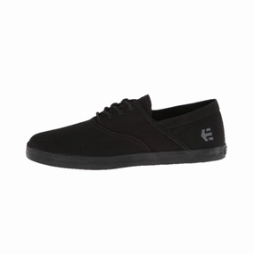 ETNIES 4101000433 540 CORBY MN'S (Medium) Black/Grey Canvas & Textile Skate Shoes Enhanced Traction
