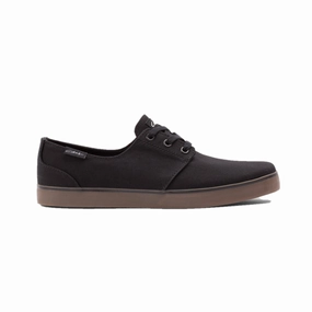 CIRCA CRIP-BKGTX CRIP MN'S (Medium) Black/Gum Textile Skate Shoes Office Look