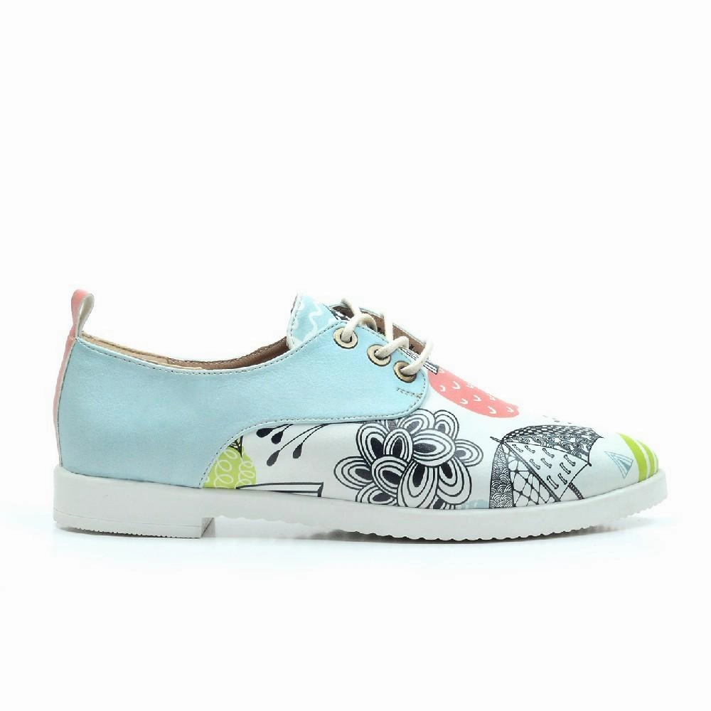 synthetic leather Padded collar Oxford Shoes NAL106