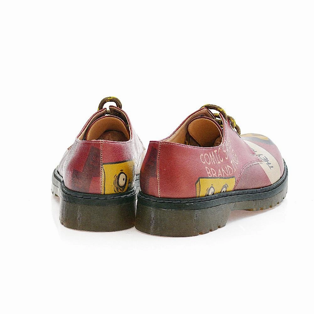 Oxford Shoes NMAX107 Gold Tone Viral Pop