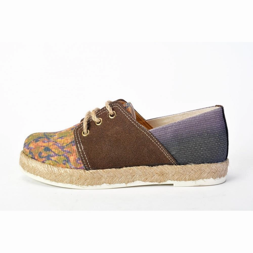 Stone Gray Comfort footbed Oxford Shoes ONR106