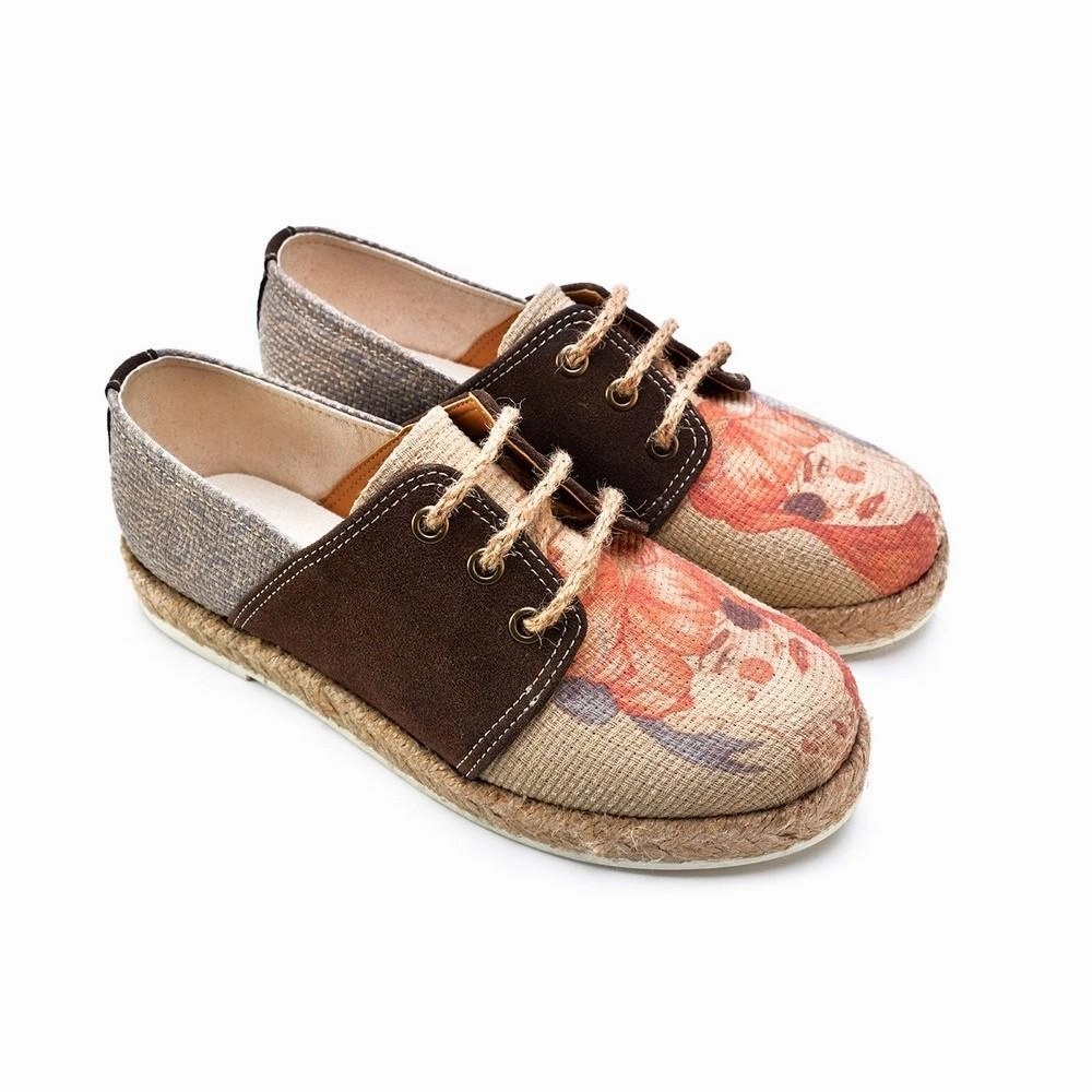 Oxford Shoes ONR109 Red Glow