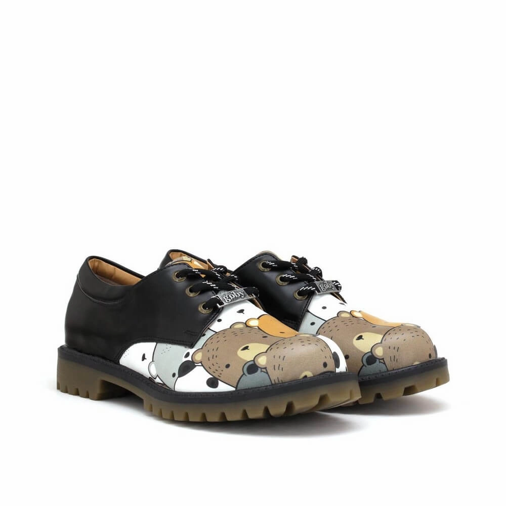 Cushioned Insole Shock Resistant Oxford Shoes RUGX106