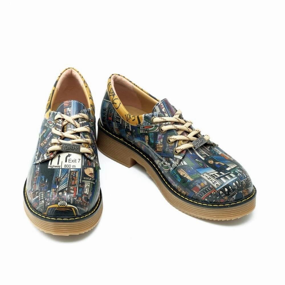 material Oxford Shoes YAX103