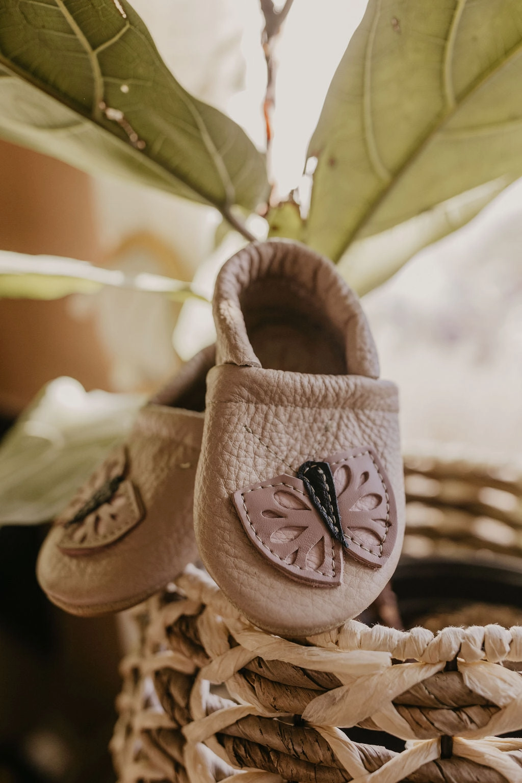 High Heels Nylons Oyster Butterflies // Cute Critters Leather Shoes Baby and Toddler