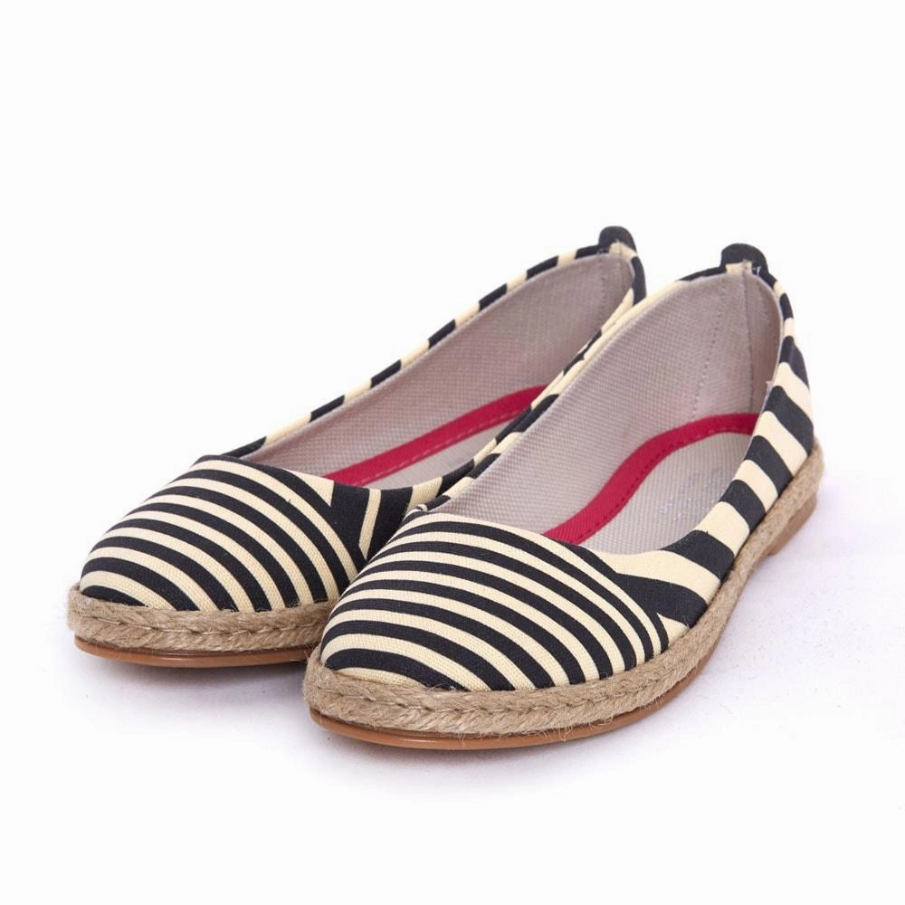 Striped Ballerinas Shoes FBR1199 Fairy Step