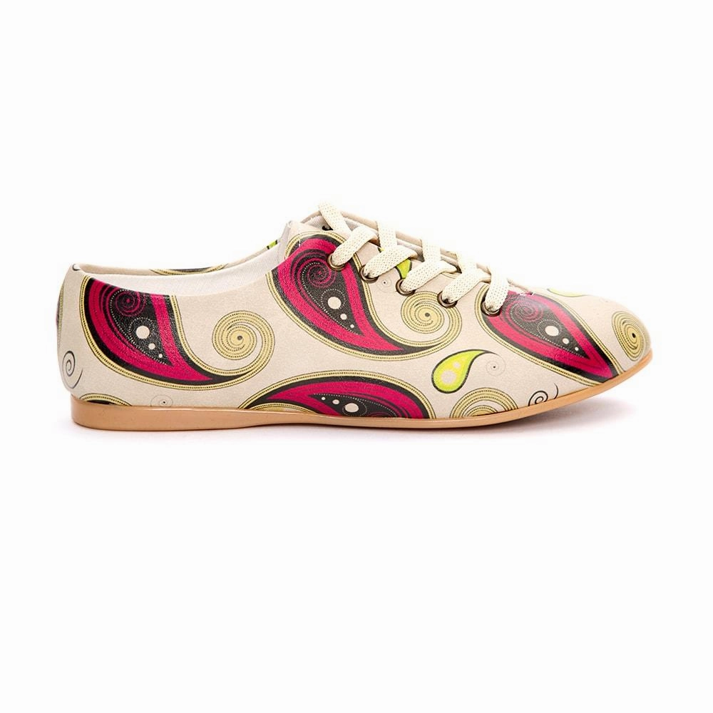 Paisley Ballerinas Shoes SLV026 Sport Active Weekend Casual