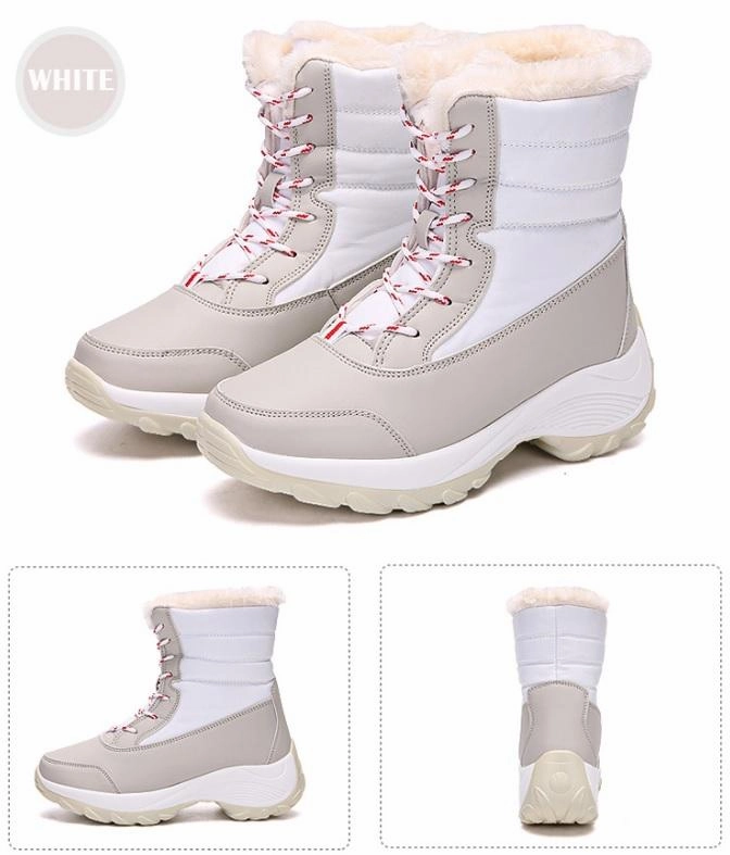 Parent-child series non-slip, waterproof, warm and velvet snow boots Adidas Gum Bottom Shoes