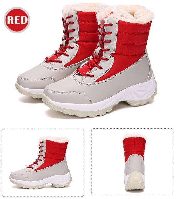 Adidas Okapi Shoes Parent-child series non-slip, waterproof, warm and velvet snow boots