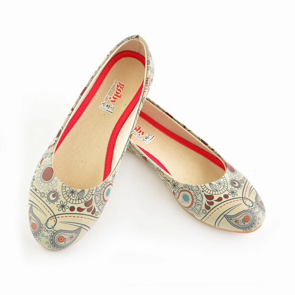 Pattern Ballerinas Shoes 2013 Tone Play