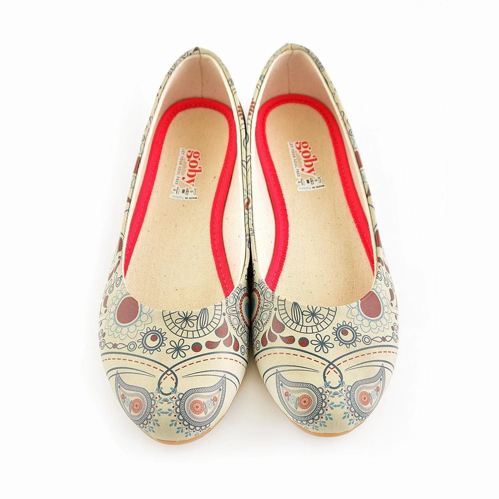 Low Arch Pattern Ballerinas Shoes 2013
