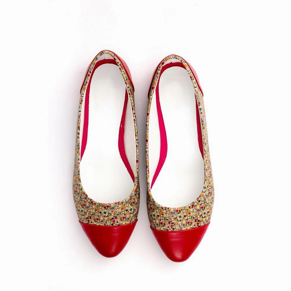 Pattern Ballerinas Shoes NMS103 Park Day