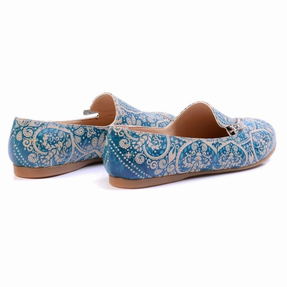 Step Light Canvas Cool Pattern Ballerinas Shoes YAB307