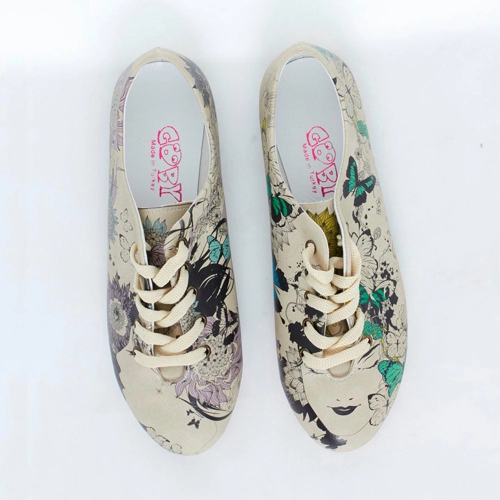 Angel Glow Flower Garden Ballerinas Shoes SLV060