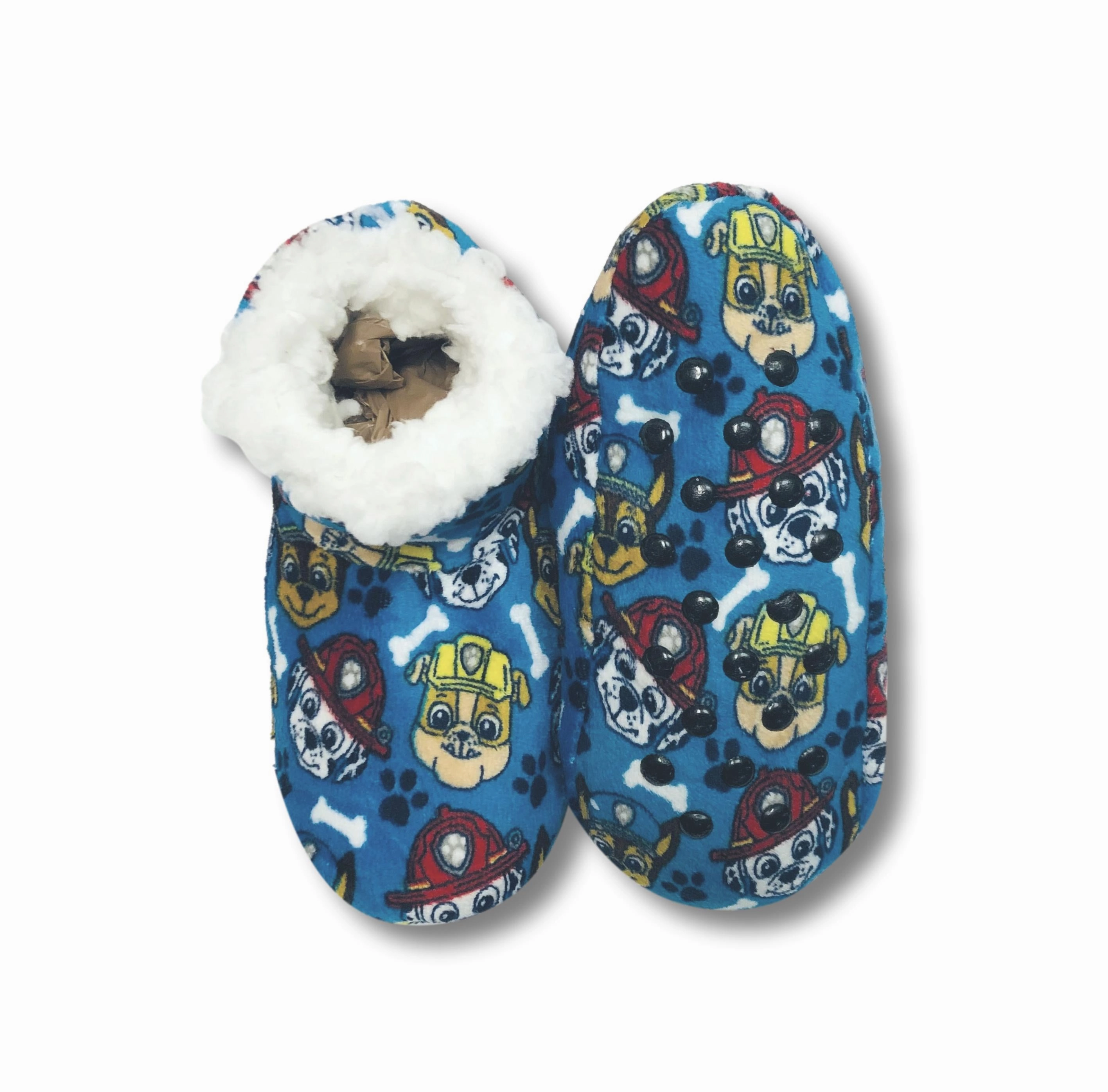 Ballet Slippers Art Paw Patrol Toddler Slipper Booties for Boys Fuzzy Kids House Shoes