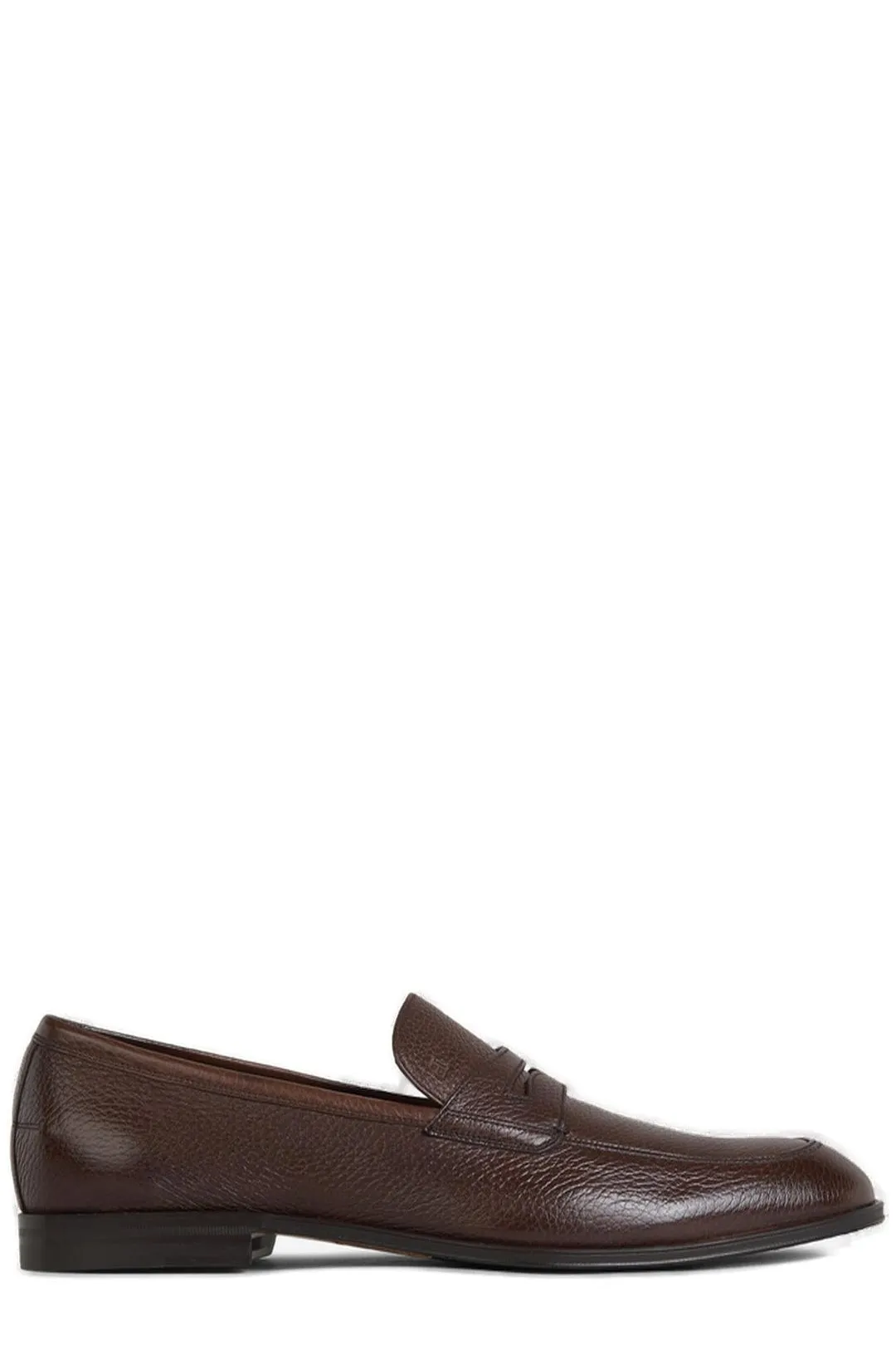 Women Loafers Bally Pebbled Round Toe Loafers