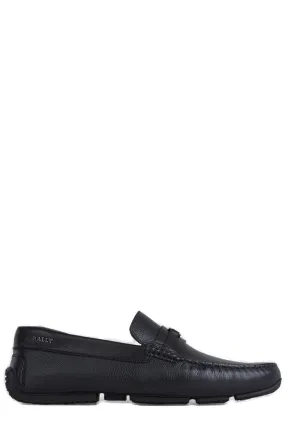 Jay Butler Loafers Bally Horsebit Detailed Round Toe Loafers