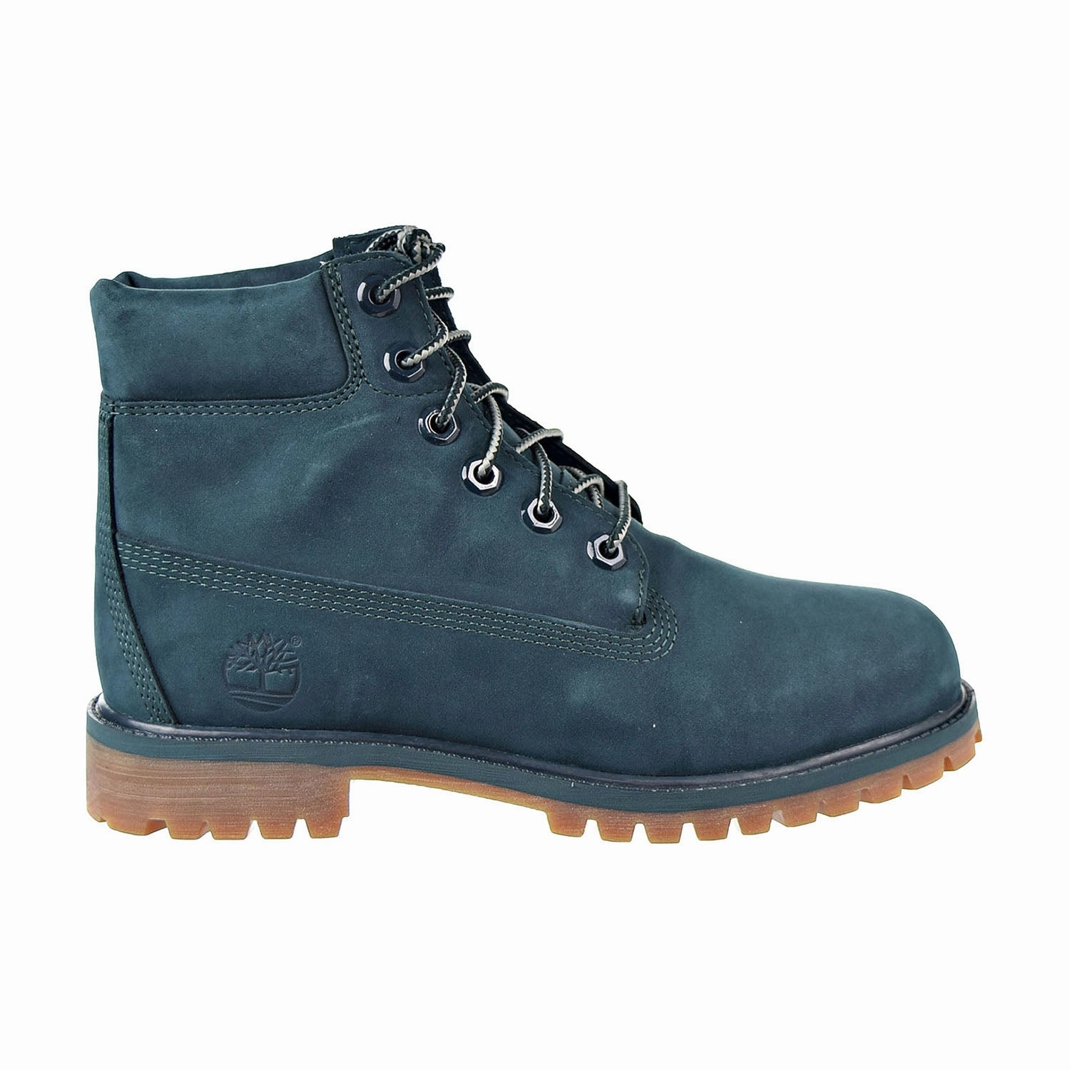 Timberland 6 Inch Premium Junior's Boot Dark Green Tuxedo With Cowboy Boots