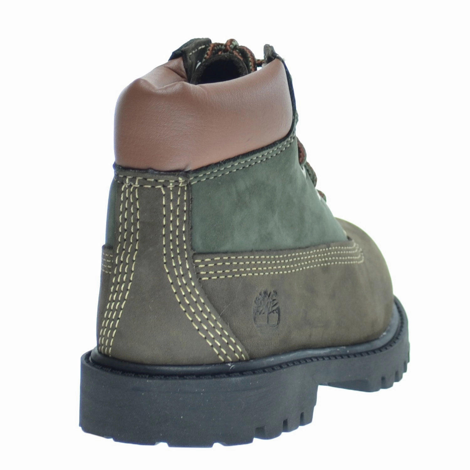 Ankle Muck Boots Timberland 6 Inch Premium Waterproof Toddlers/Infants Boots Brown/Green