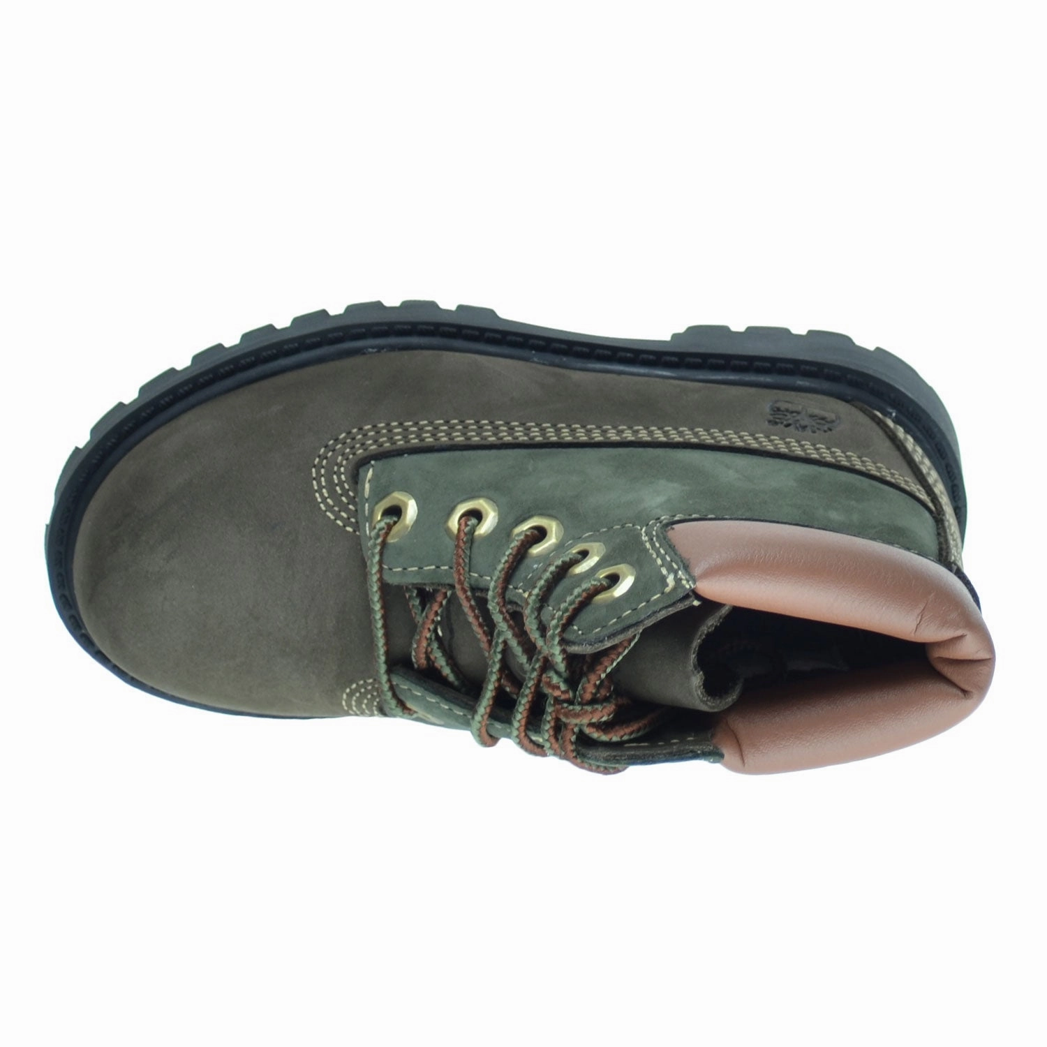 Timberland 6 Inch Premium Waterproof Toddlers/Infants Boots Brown/Green Infant Hiking Boots