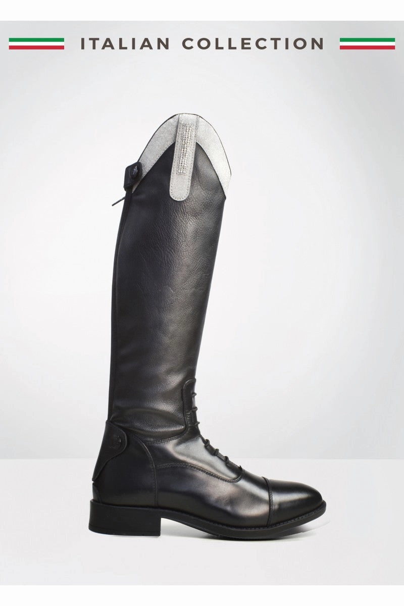 Fur Platform Boots Brogini Girls Como Piccino Long Boots. Silver Top with diamante