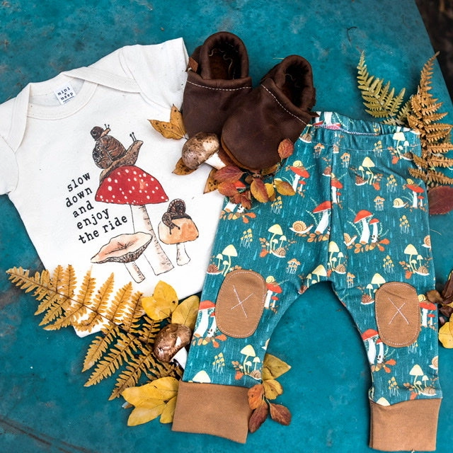 Jellypop High Heels Rust Leather Loafers Shoes Baby and Toddler