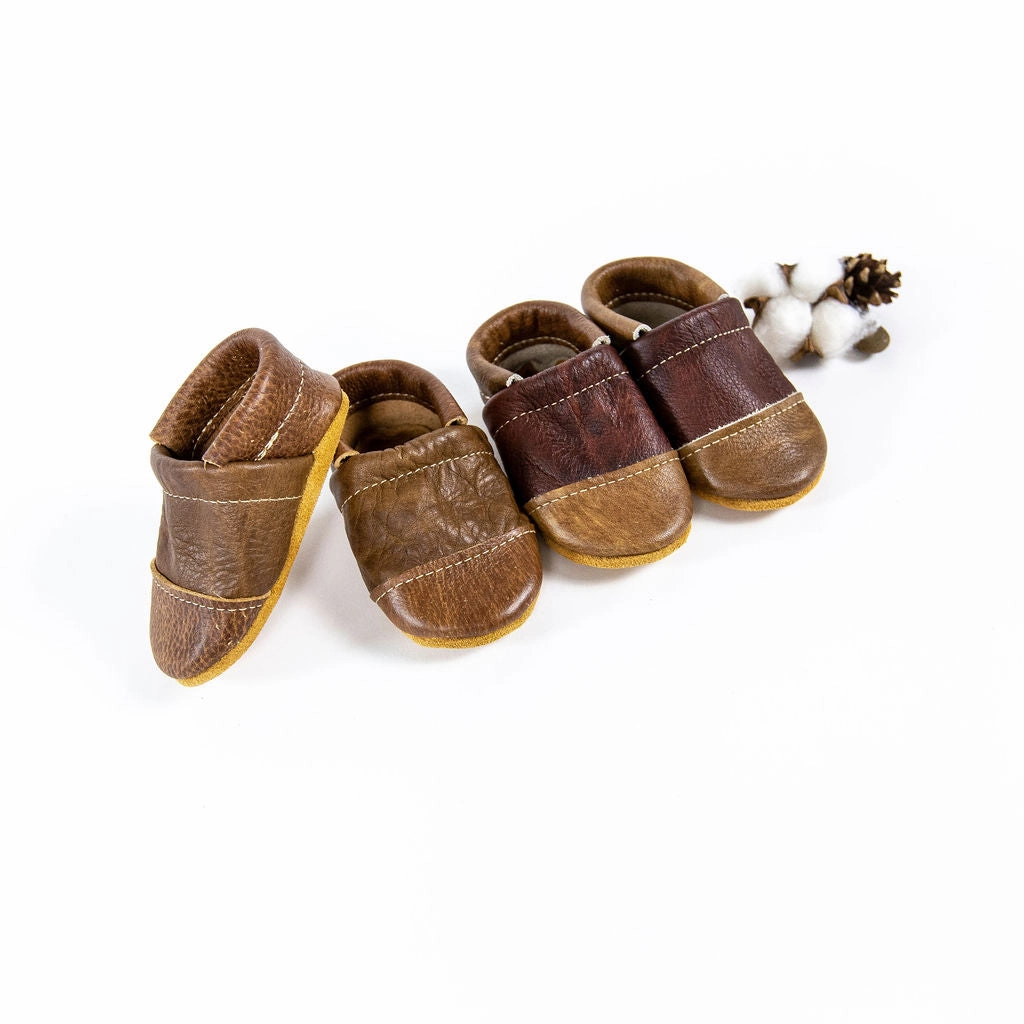 Two Tone Loafers Shoes Baby and Toddler (sepia/Tumbleweed Porn Pics High Heels