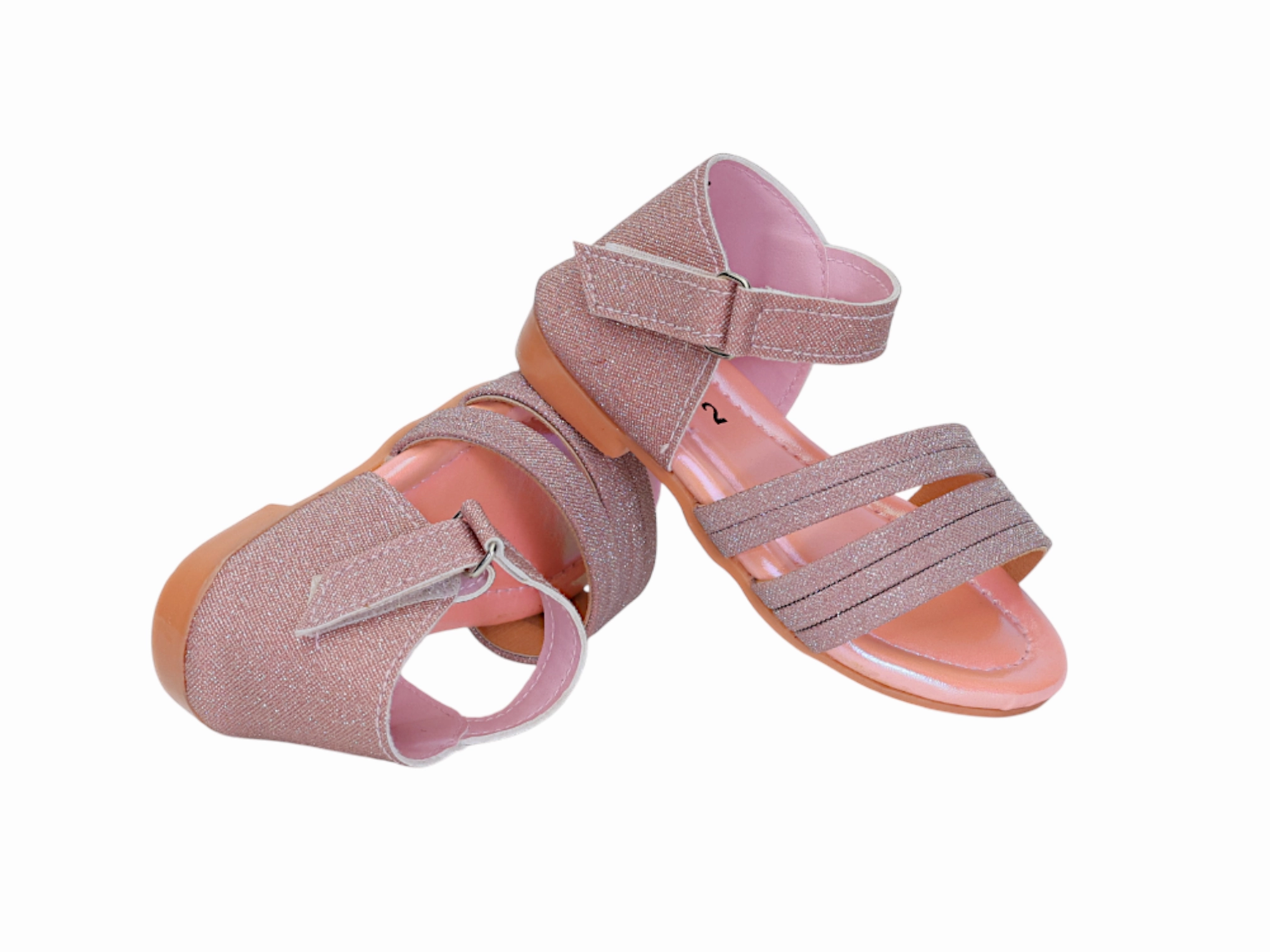 Metallic Wedge Sandals Kids Fancy Sandal 44812 (6months to 4 years)