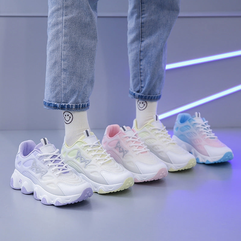 Spring New Breathable Daddy Shoes Female Student Platform Sport | Brodtica.com Hiking Boots Outfit