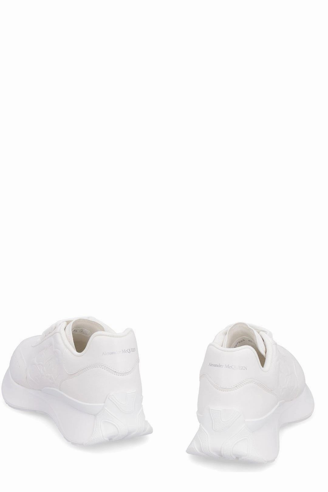 Coveted Sneakers Alexander McQueen Court Logo Embossed Sneakers