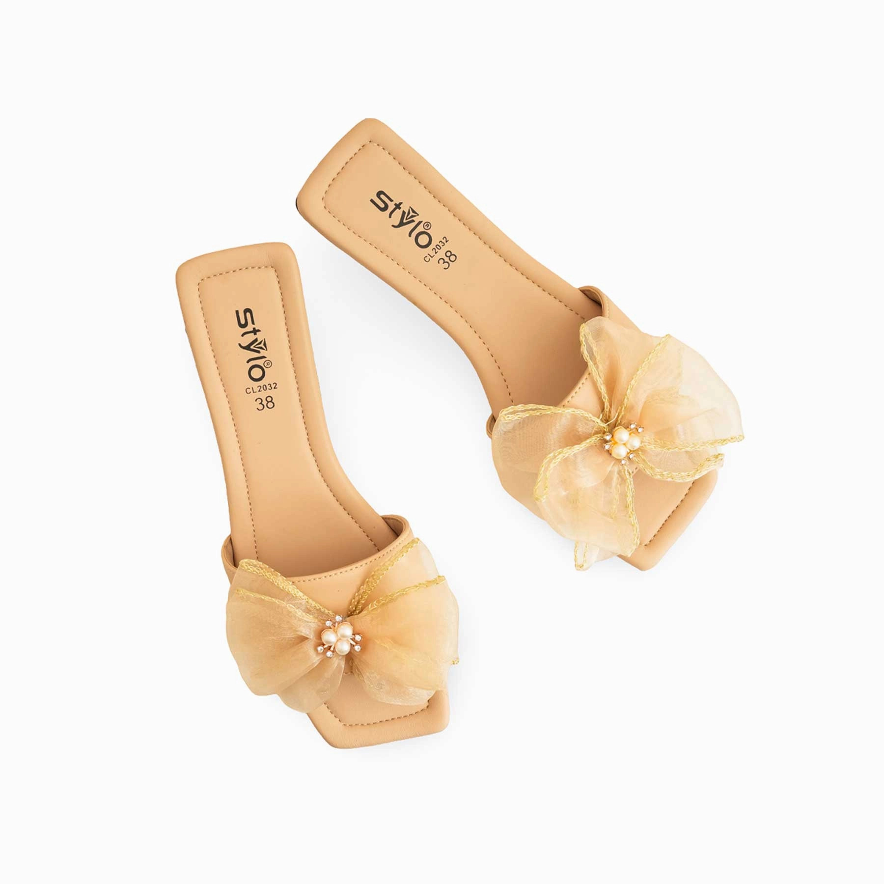 Beige Casual Slipper For Ladies Cl2032 Leopard Slippers Boots