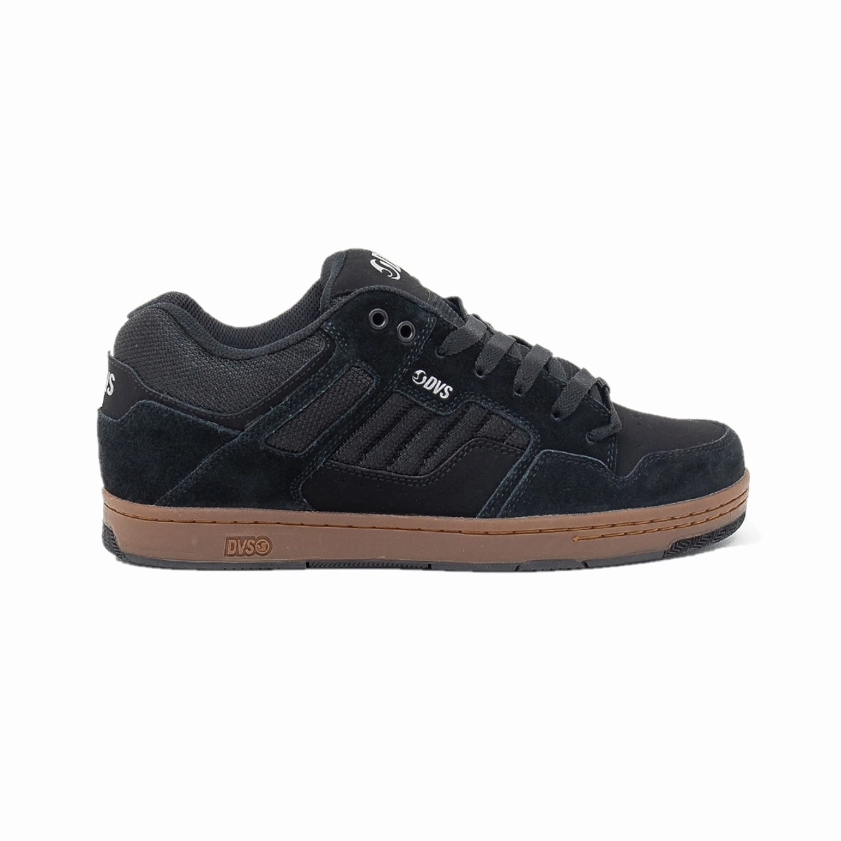 Daily Motion Lace Up DVS F0000278019 ENDURO 125 MN'S (Medium) Black/Gum Leather & Mesh Skate Shoes
