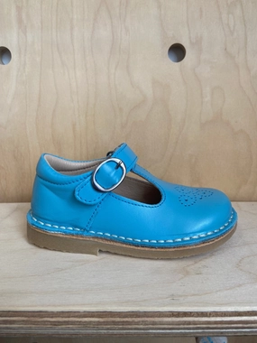 Asics Shoes Clearance Petasil: Susy T-Bar Velcro Shoes - Maui Blue Roma