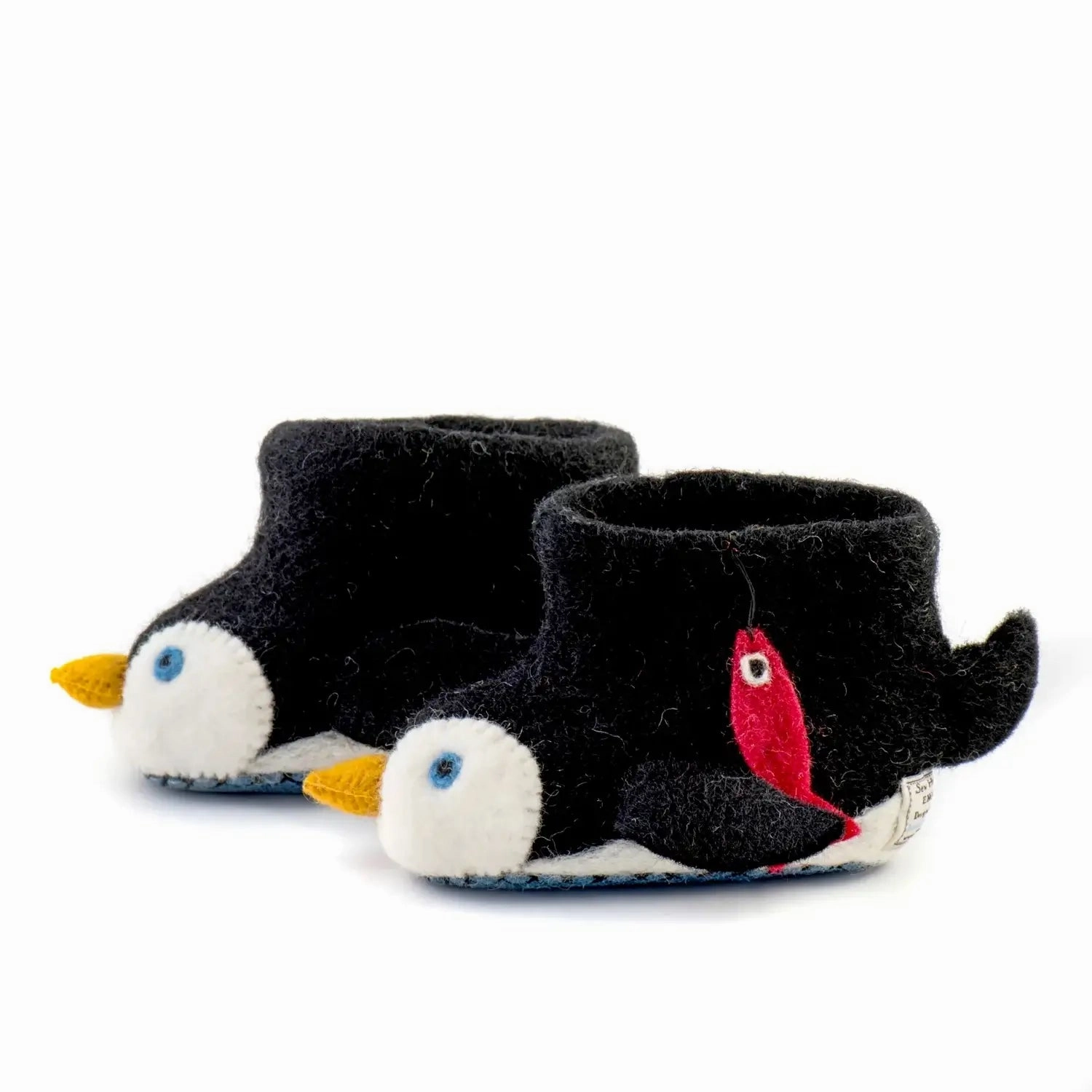 Pete Penguin Kids Felt Slippers Buddy The Elf Slippers