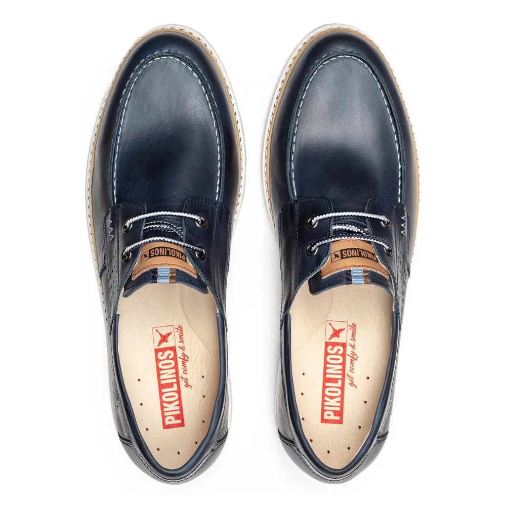 Pikolinos Olvera Blue Leather Loafer (Men's) Dresses And Shoes