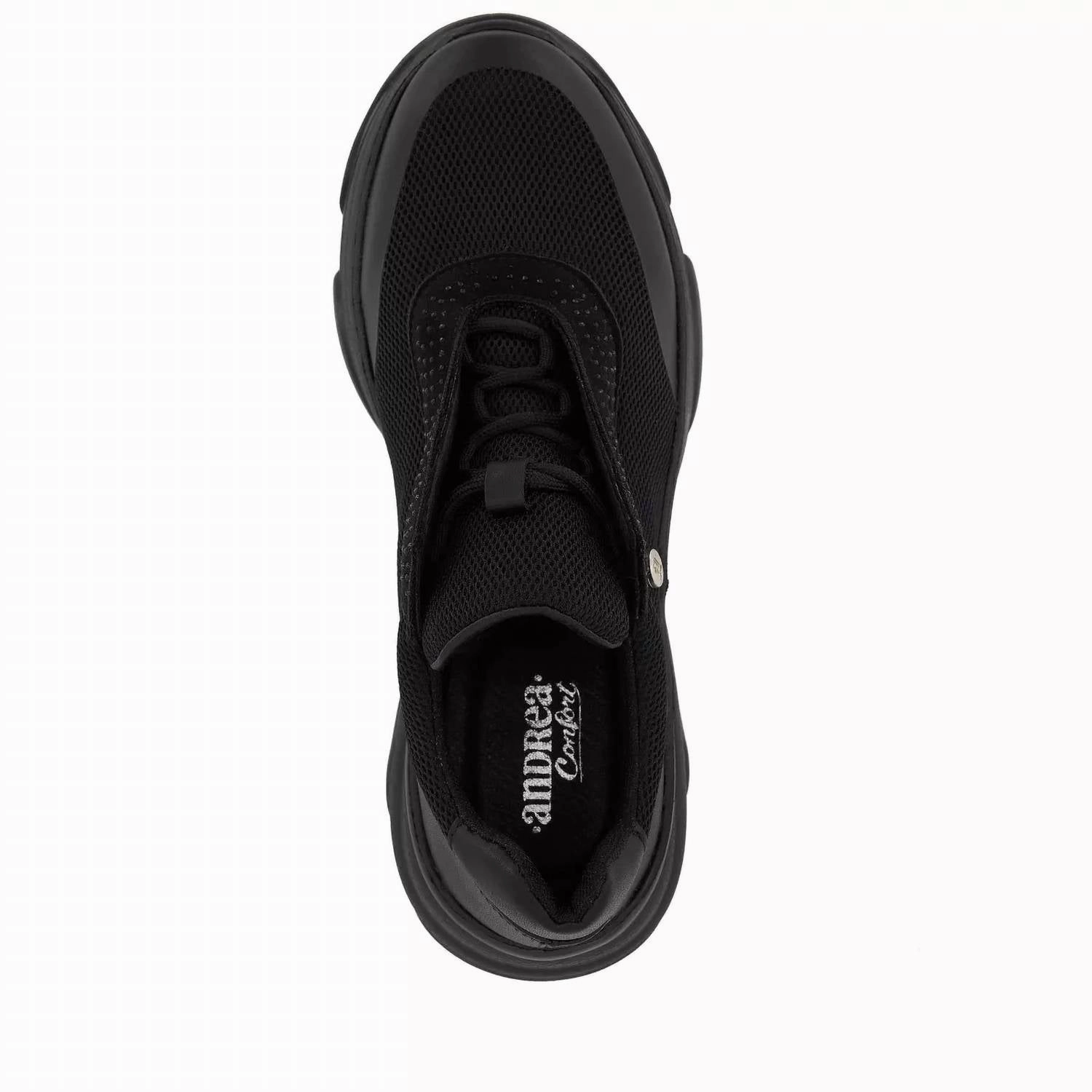 Sneakers Size Andrea - Women's Casual Sneakers with Rhinestone Detail