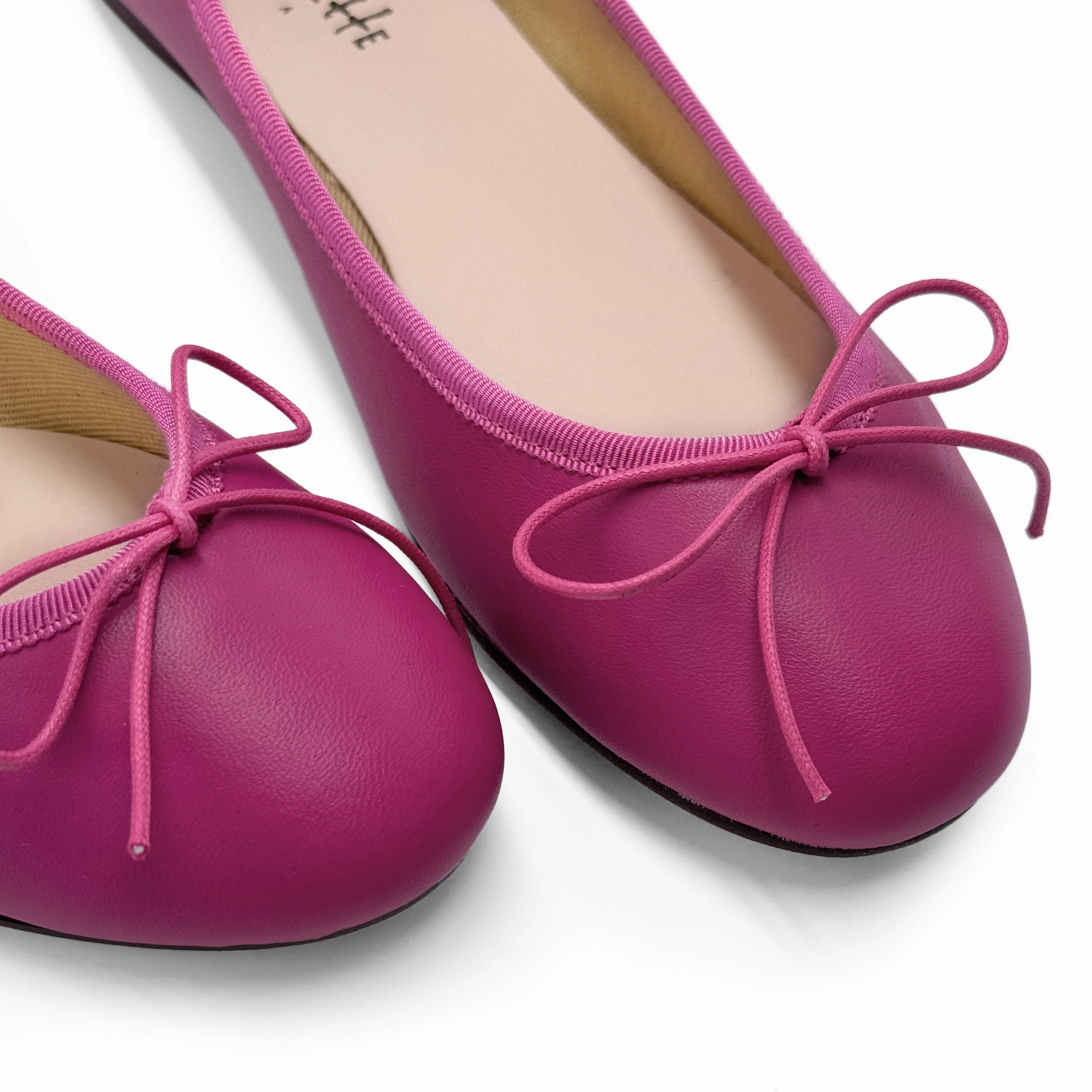 Wear Dress Shoes Without Socks Plum leather ballet flats