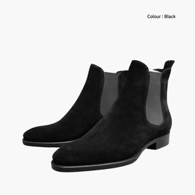 Pointed-Toe : Chelsea Boots for Men Best Pull-on Work Boots For Concrete