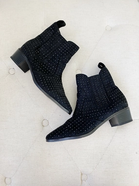 BCBGeneration Leather Stud Booties 7 Taekwondo Shoes Adidas