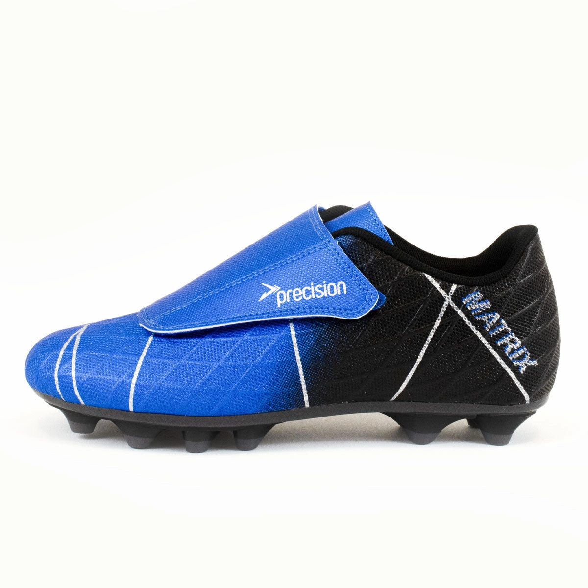 Obsidian Water Walking Boots Precision Matrix FG Football Boots - Youth - Blue/Black