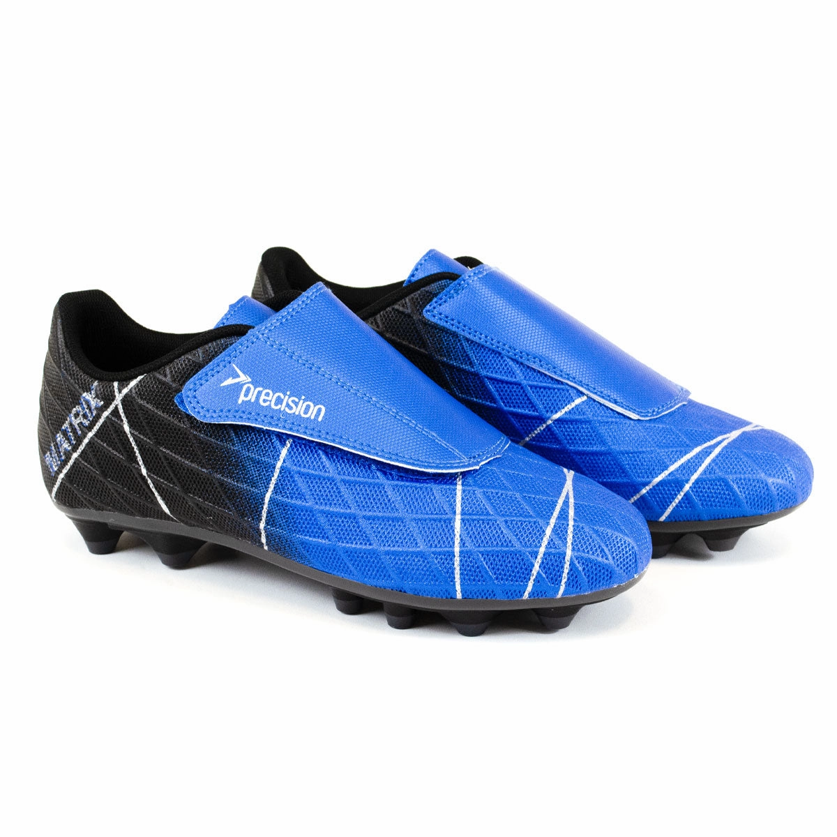 Precision Matrix FG Football Boots - Youth - Blue/Black Boots Tecovas