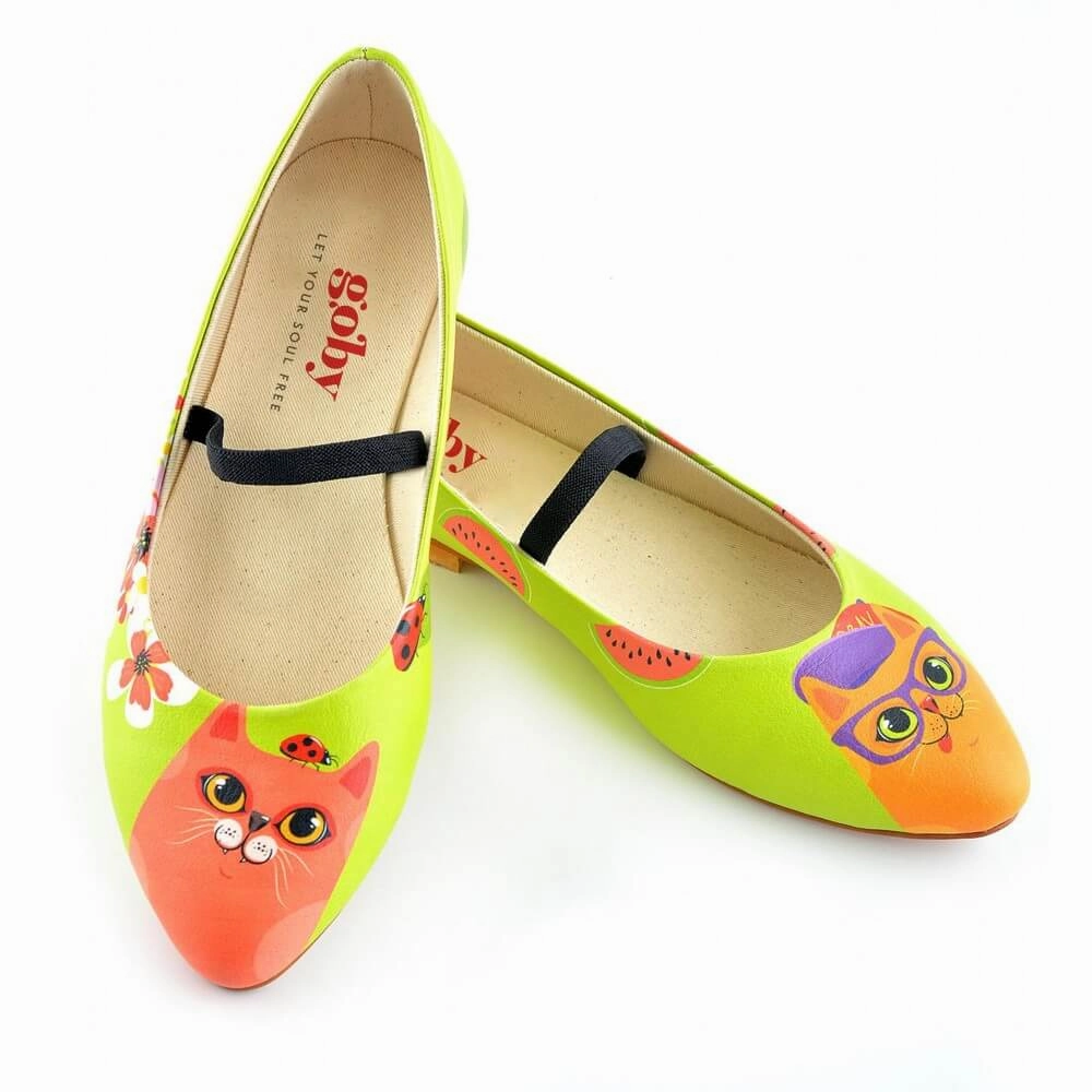 Ballerinas Shoes GRLB106 Leather Touch