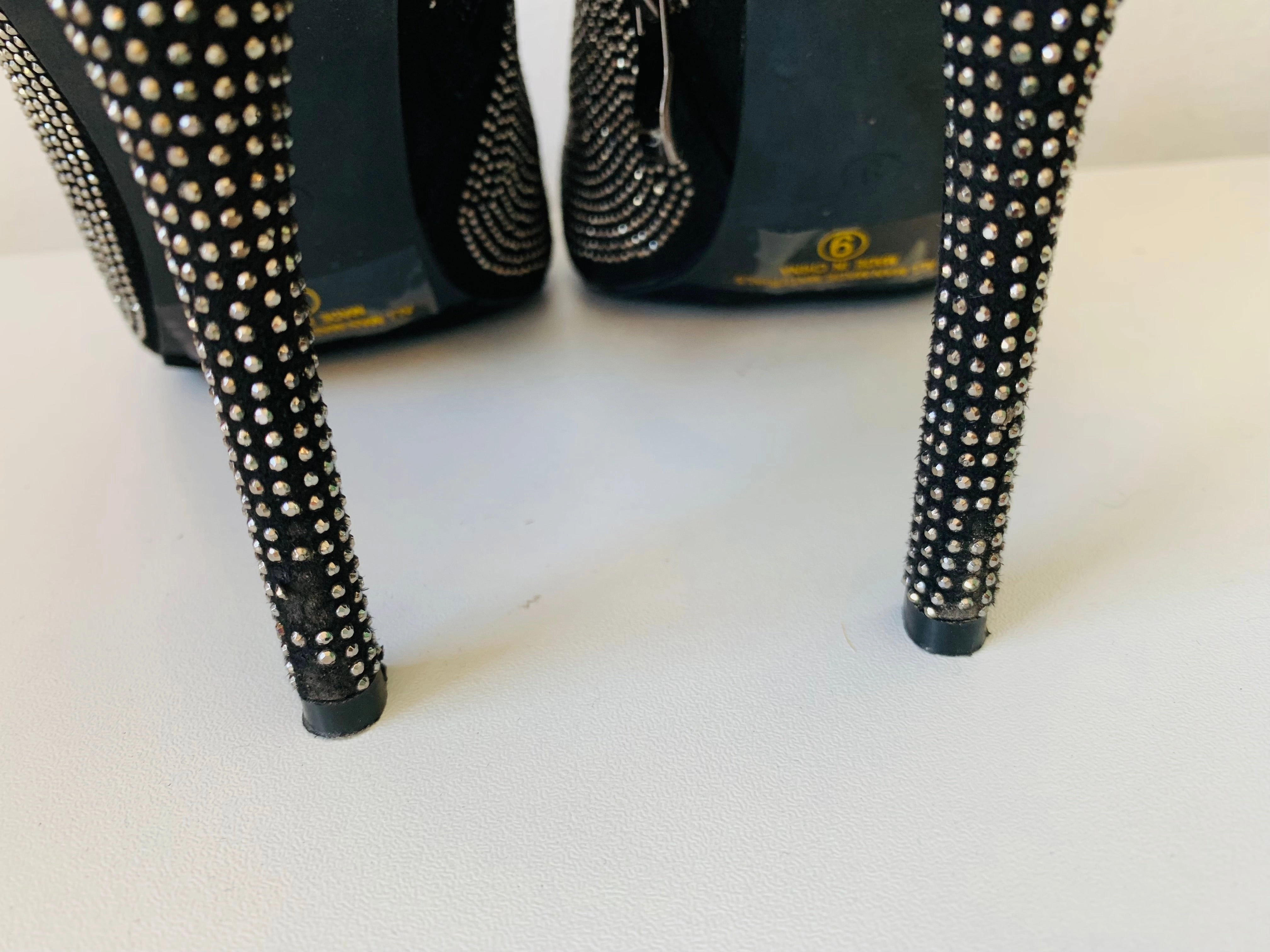 Adidas Padel Shoes Nature Breeze Black Studded Aria Ankle Boots Size 9