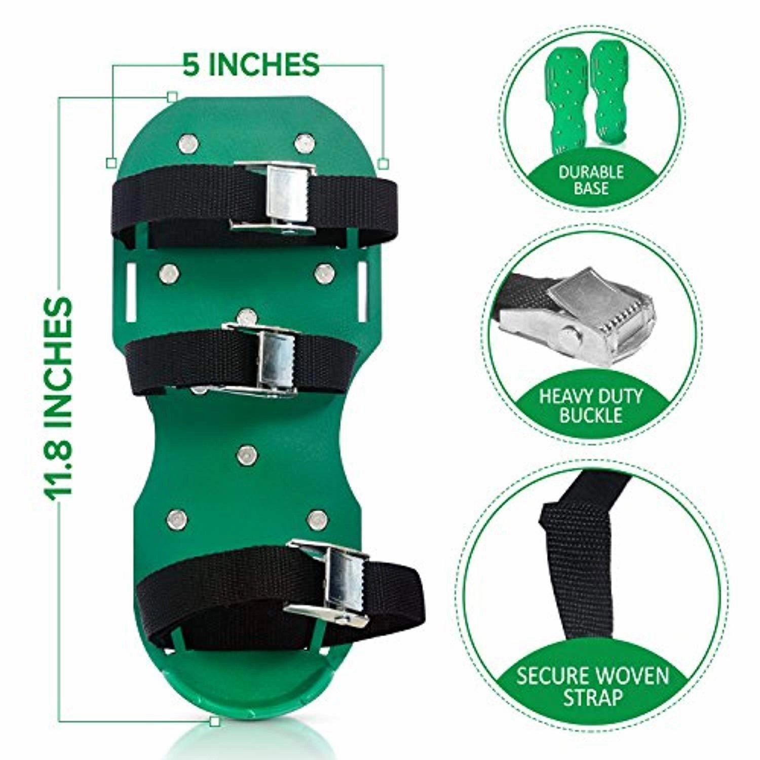 Asics Clay Court Tennis Shoes Premium Lawn Aerator Shoes - Heavy Duty 2 Spiked Sandals for Aerating Your Lawn or Yard - Revive Your Lawn Roots with Lawn Aerator Shoes - Comes with a Weed Pulling Tool