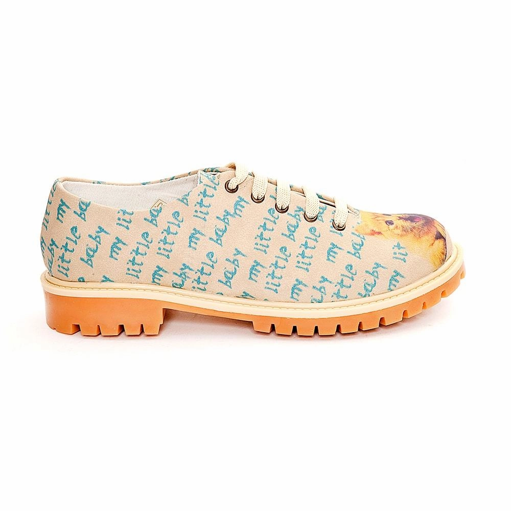 Fashionable Busy Path Little Cat Oxford Shoes TMK6501