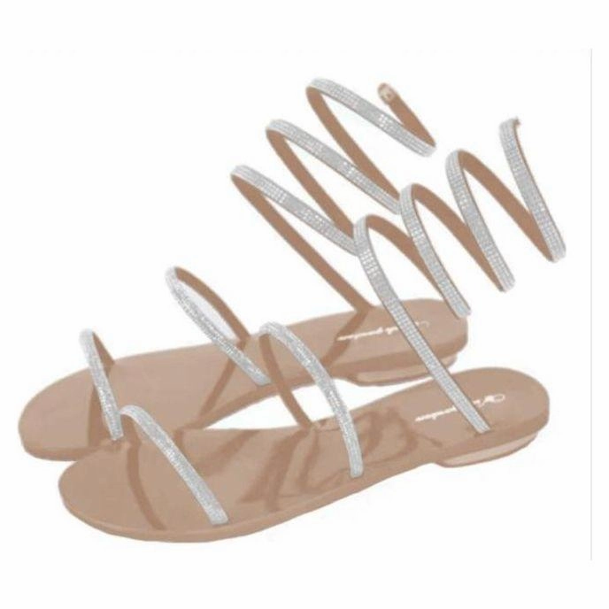 Asics Turf Shoes Field Hockey Spiral Strap Flat Heel Open Toe