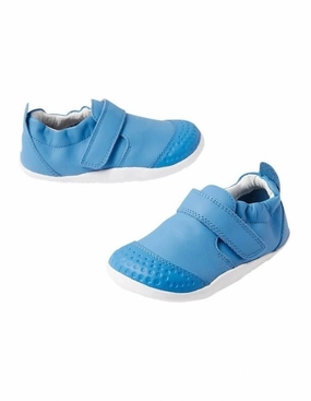 Bobux: Xplorer Go Velcro Pre-Walkers - Azure Blue Best Asics Beginner Running Shoes