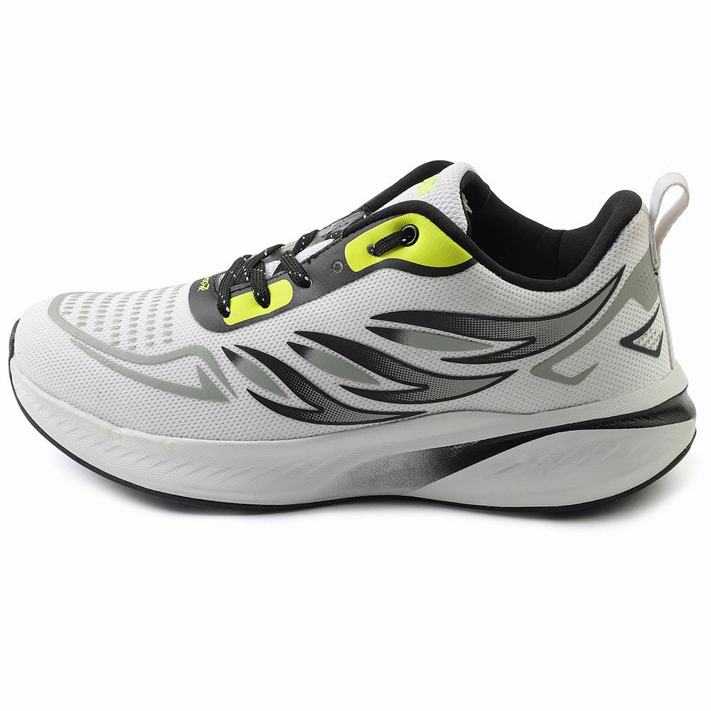 Leap7x White Sports Lacing Running Shoes For Men CASIO By Liberty Japanese Training Shoes